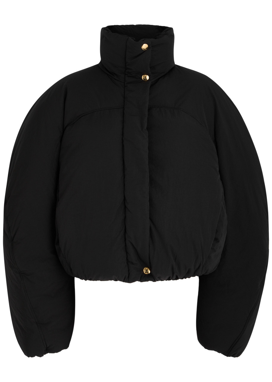 Jacquemus La Doudoune Courte Caraco Padded Shell Jacket - Black - 38 (UK10 / S)