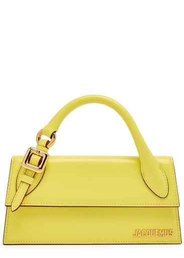 JACQUEMUS Le Chiquito Long Boucle leather top handle bag | Harvey