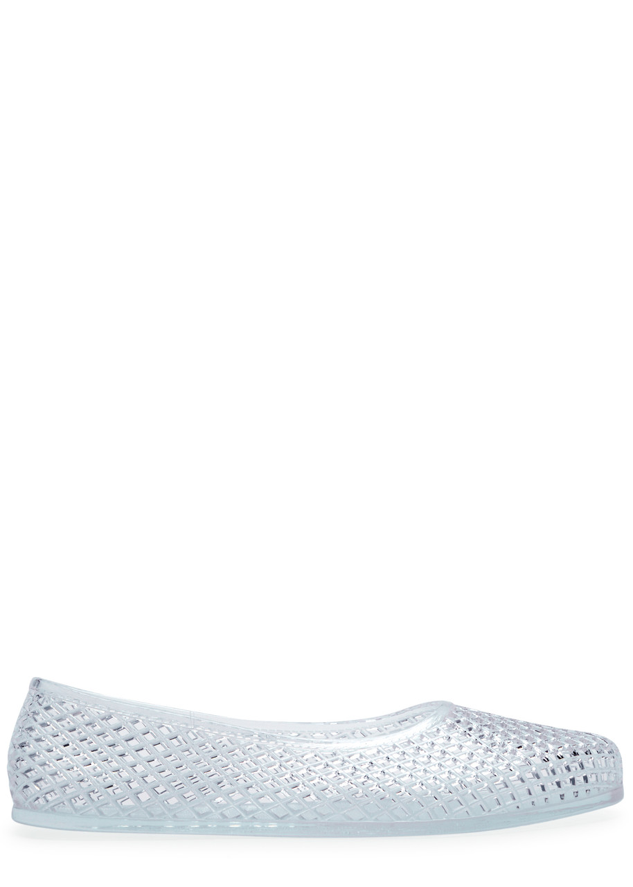 Ancient Greek Sandals Iro Jelly Ballerina Shoes In Crystal