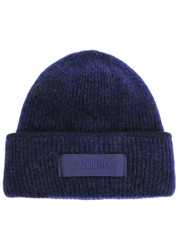 Jacquemus Le Bonnet Gros Grain アルパカブレンドキャップ JACQUEMUS Le Bonnet Gros Grain alpaca-blend beanie | Harvey