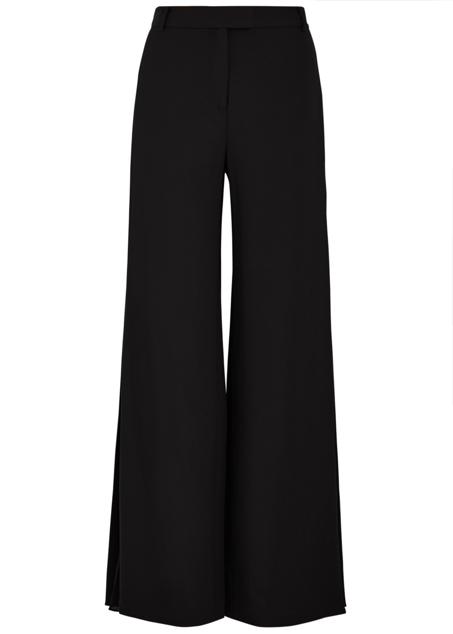 Simkhai Lilo Pleated Flared Trousers - Black - 10 (UK14 / L)