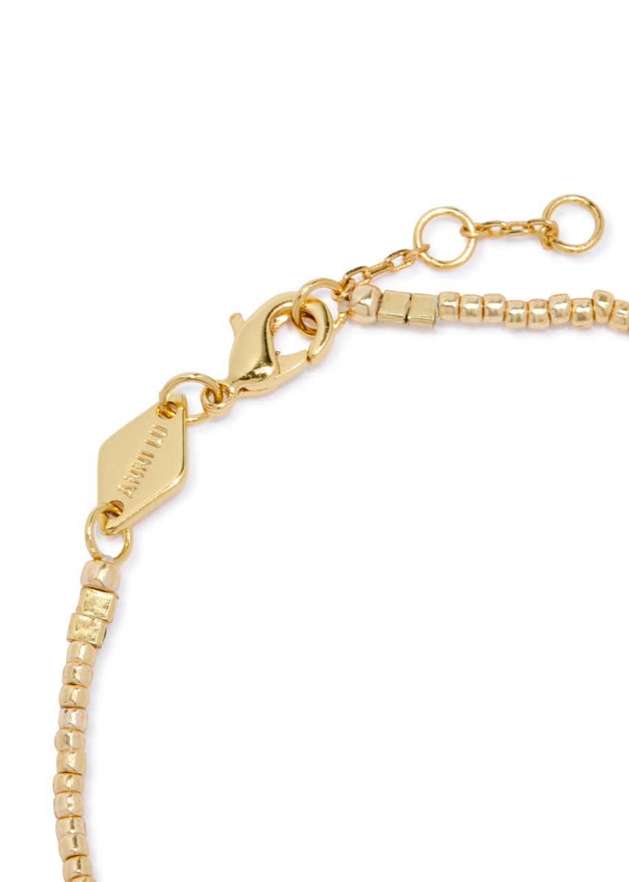  Anni Lu Asym Beaded Bracelet - Red - One Size 