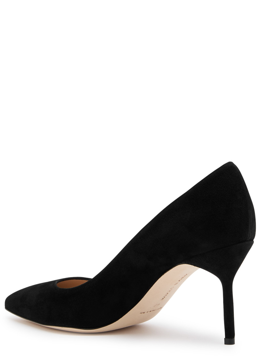 Manolo Blahnik Bb Pointed Toe Pump In Black