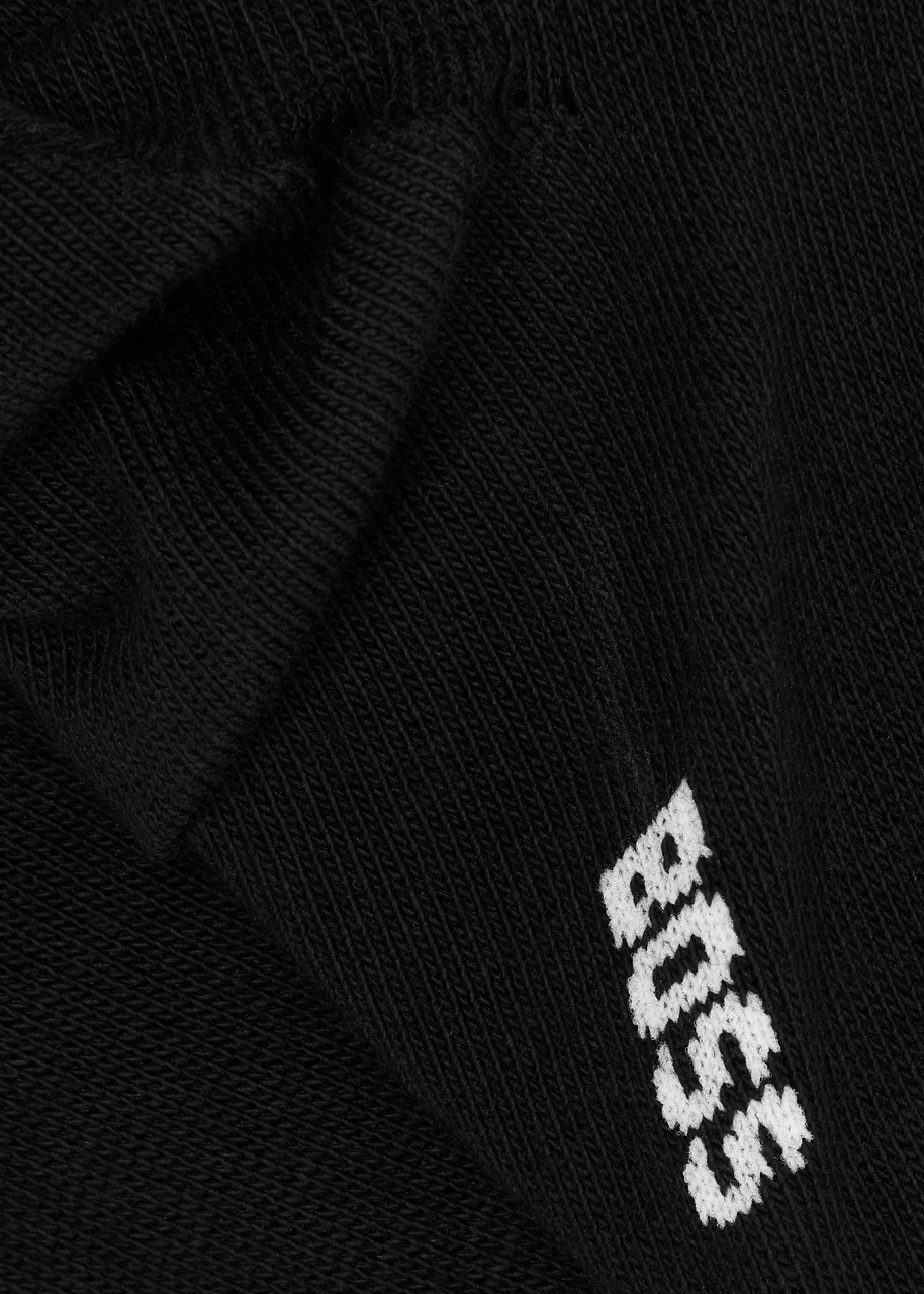  Boss Logo Cotton-blend Trainer Socks - Black - One Size 