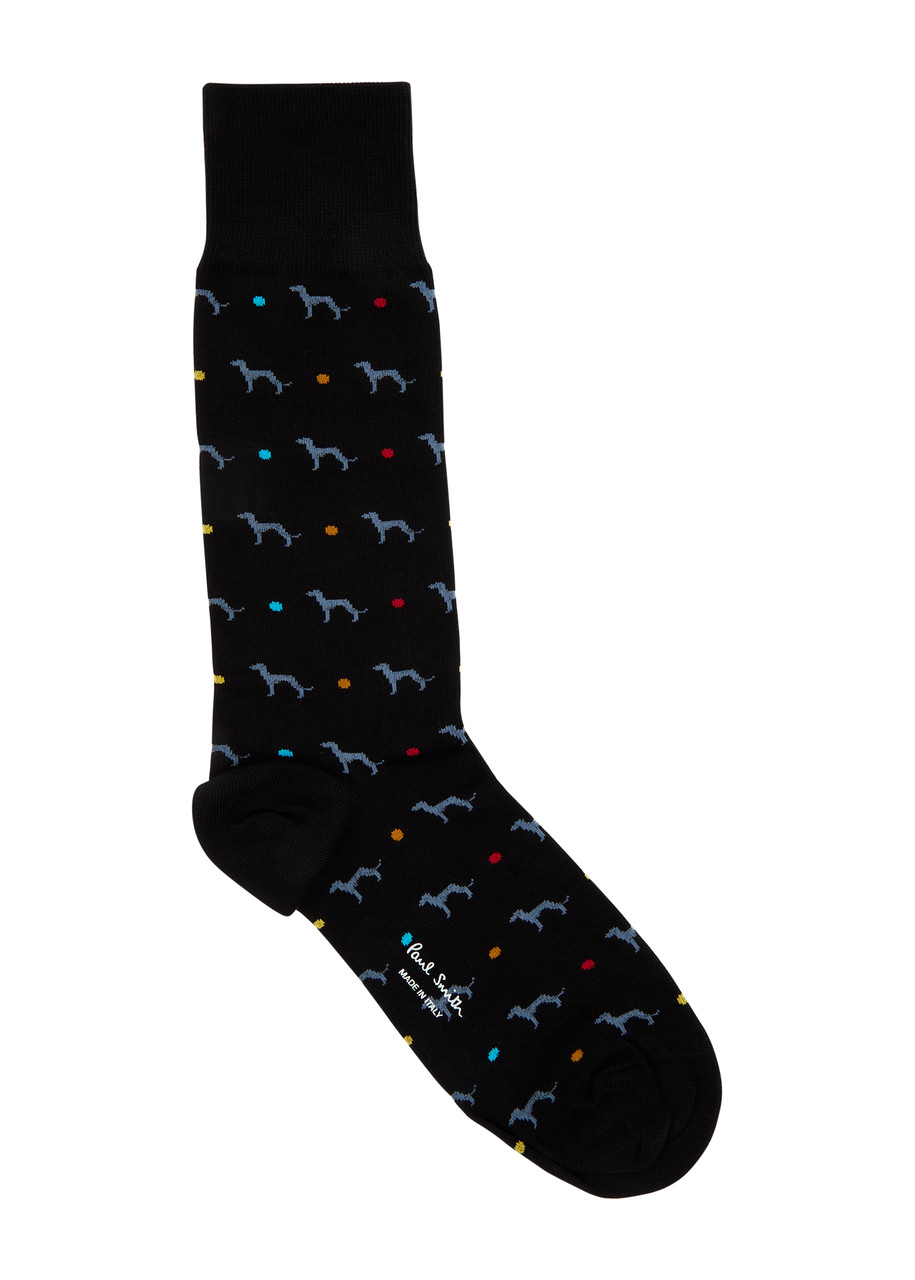 Paul Smith Hank Whippet Cotton-blend Socks - Black - One Size