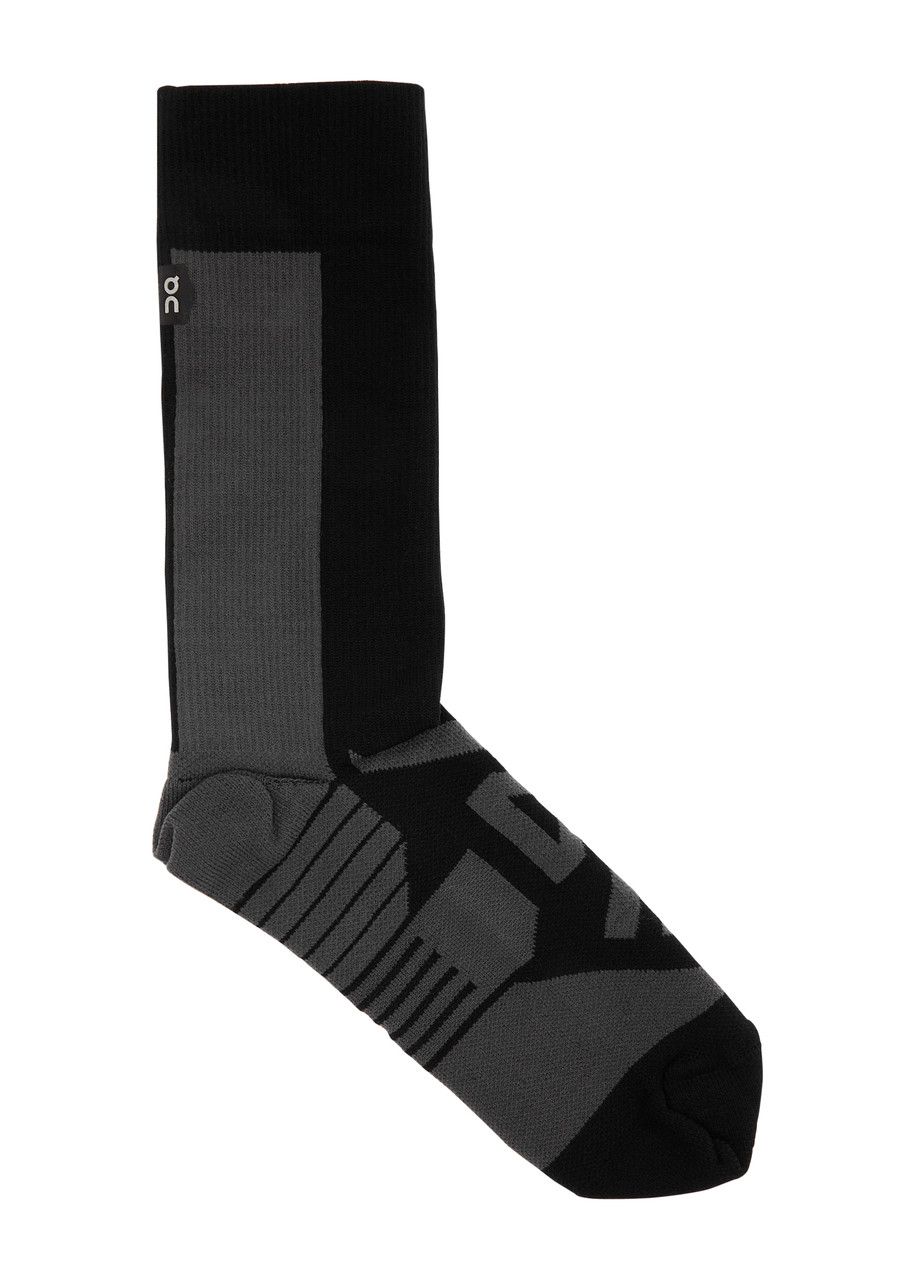 ON Performance High Stretch-jersey Trainer Socks - Black - M (UK12 / M)