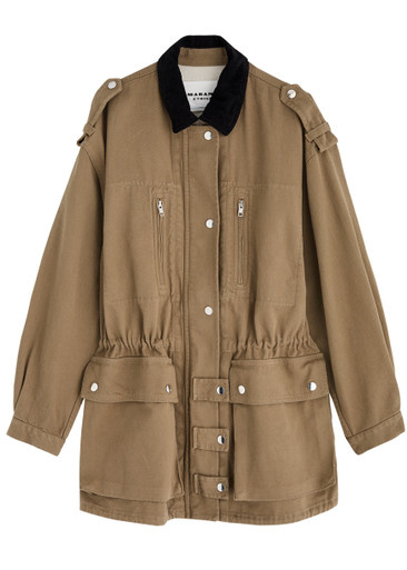 ISABEL MARANT ÉTOILE Joanna cotton-twill jacket | Harvey Nichols