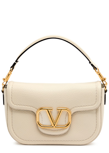 VALENTINO GARAVANI Alltime VLogo grained leather shoulder