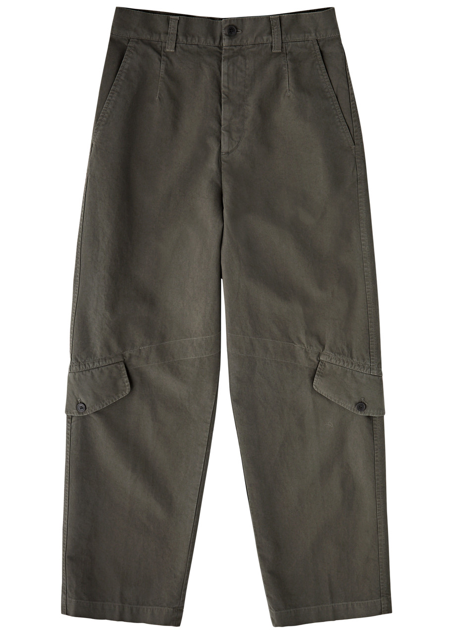 Dries Van Noten Paxford Cotton Cargo Trousers – Grey – 50 (IT50 / L) Dries Van Noten Paxford Cotton Cargo Trousers – Grey – 50 (IT50 / L)