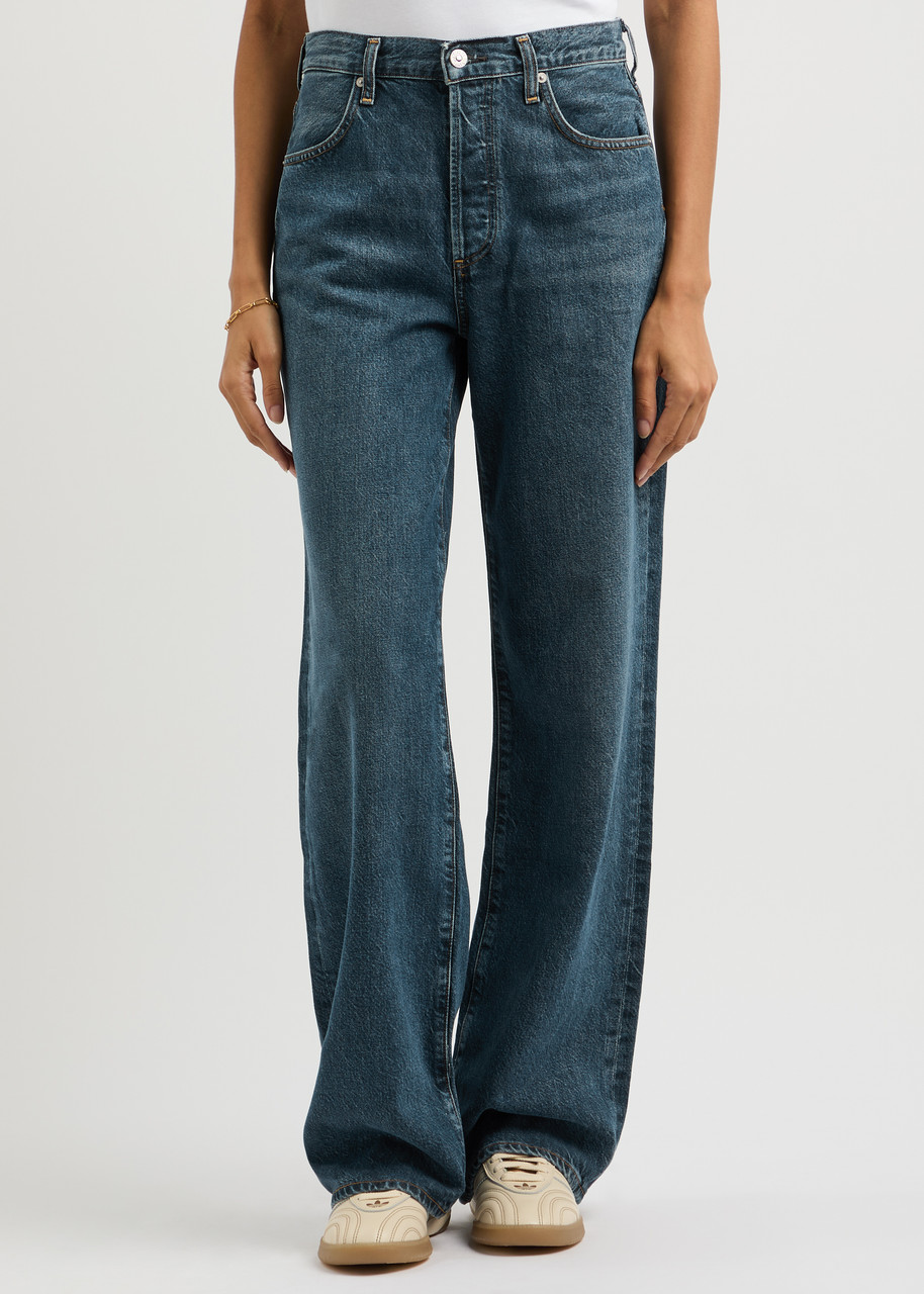 Citizen Of Humanity Citizens Of Humanity Annina High Waist Wide Leg Jeans In Indigo