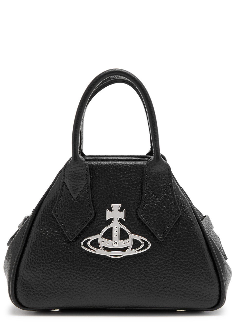 Vivienne Westwood Yasmine Mini Faux Leather top Handle bag - Black