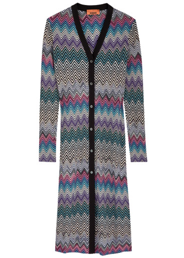 MISSONI Zigzag-intarsia wool cardigan | Harvey Nichols