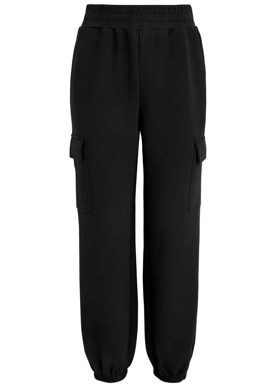 Varley The Cargo Pant Stretch-jersey Sweatpants - Black - L (UK14 / L)