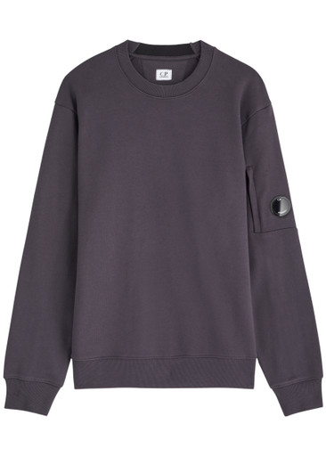 トップス C.P. COMPANY CREW NECK SWEATSHIRT C.P. Company Men's Metropolis Crew Neck Sweatshirt in Sky Captain
