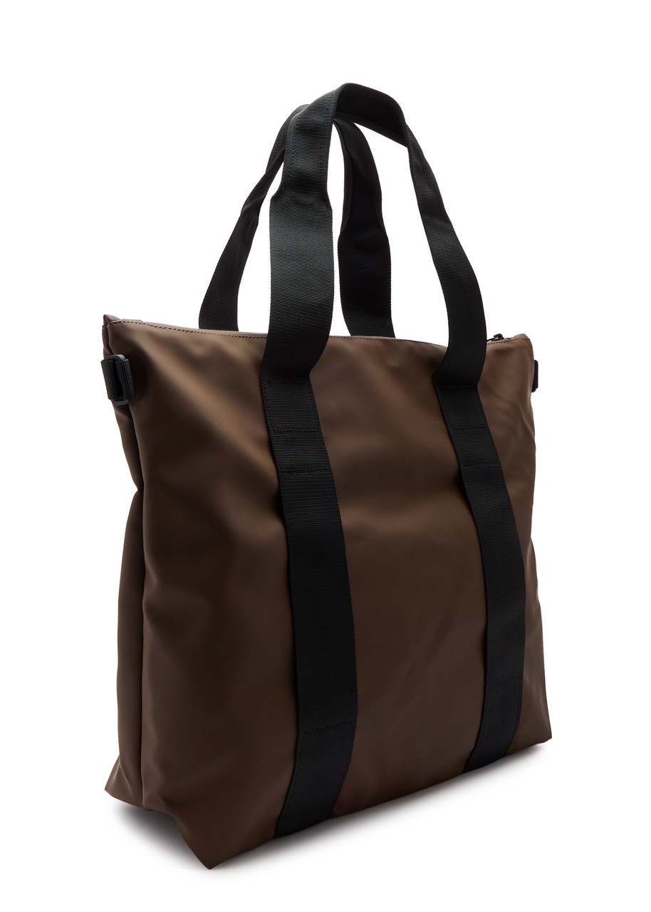  Rains Mini Rubberised Tote - Chocolate - One Size 