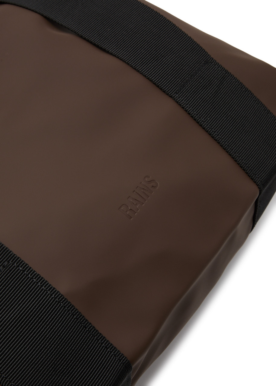  Rains Mini Rubberised Tote - Chocolate - One Size 