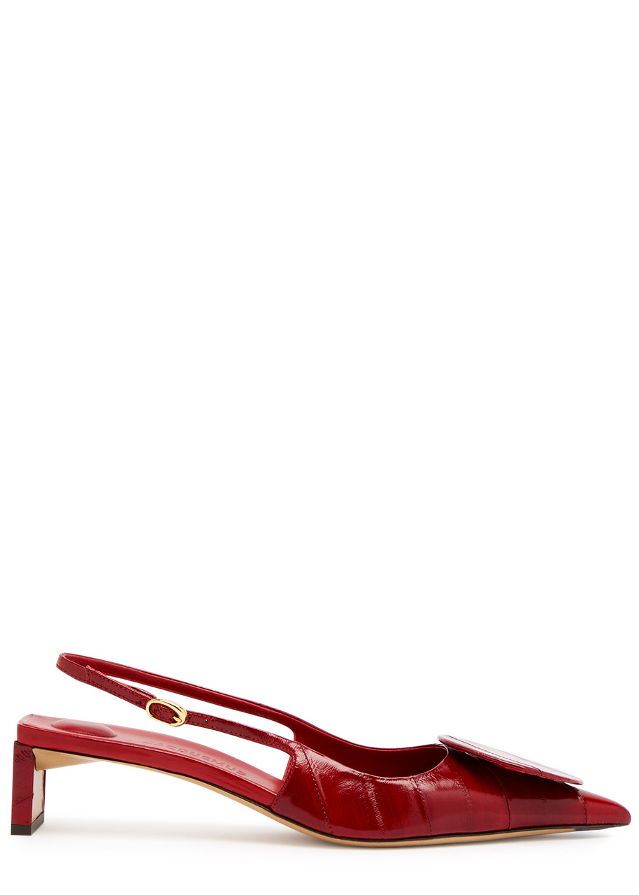 Jacquemus Les Slingbacks Duelo B In Red