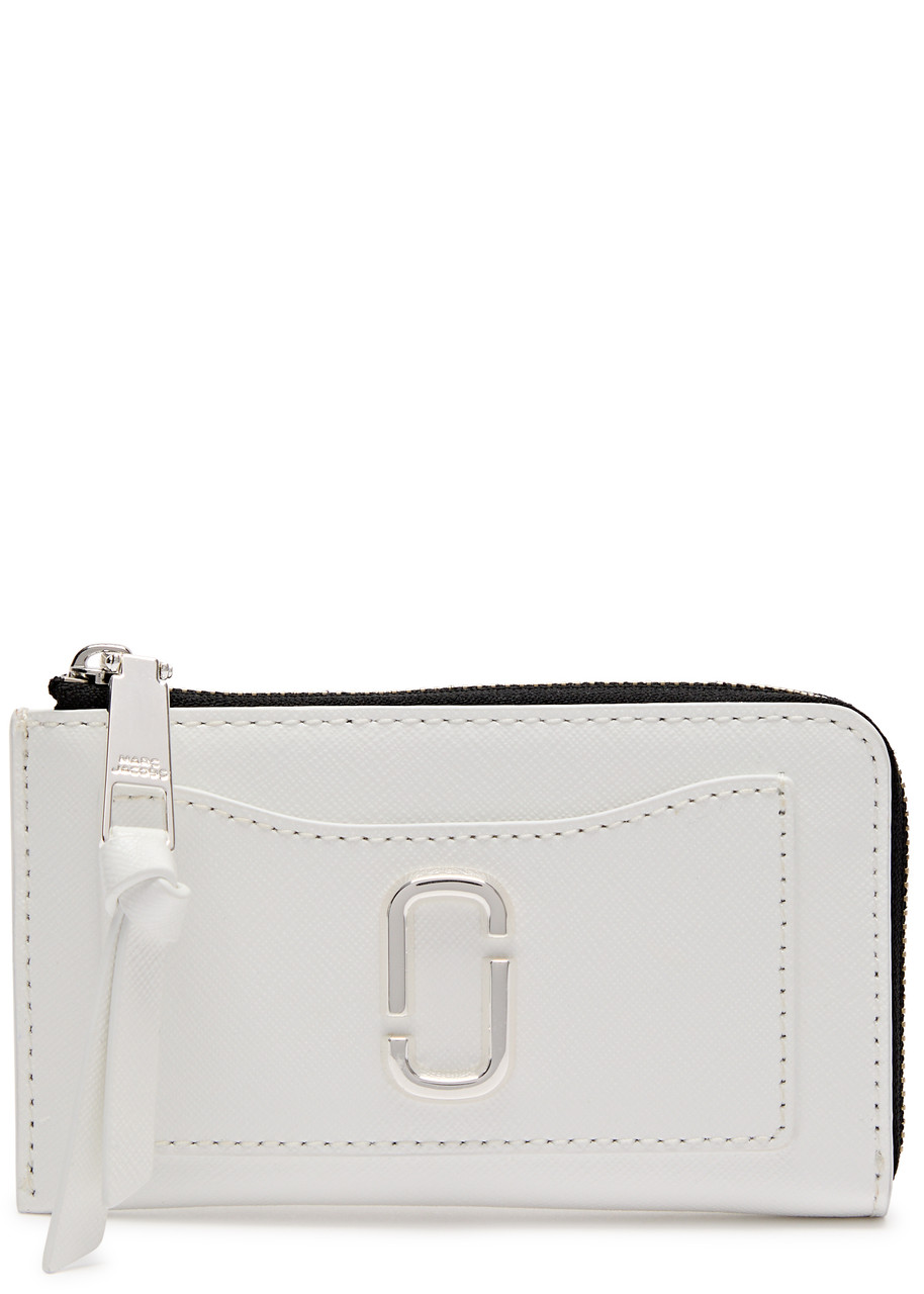 Marc Jacobs The Snapshot Dtm Leather Wallet In White