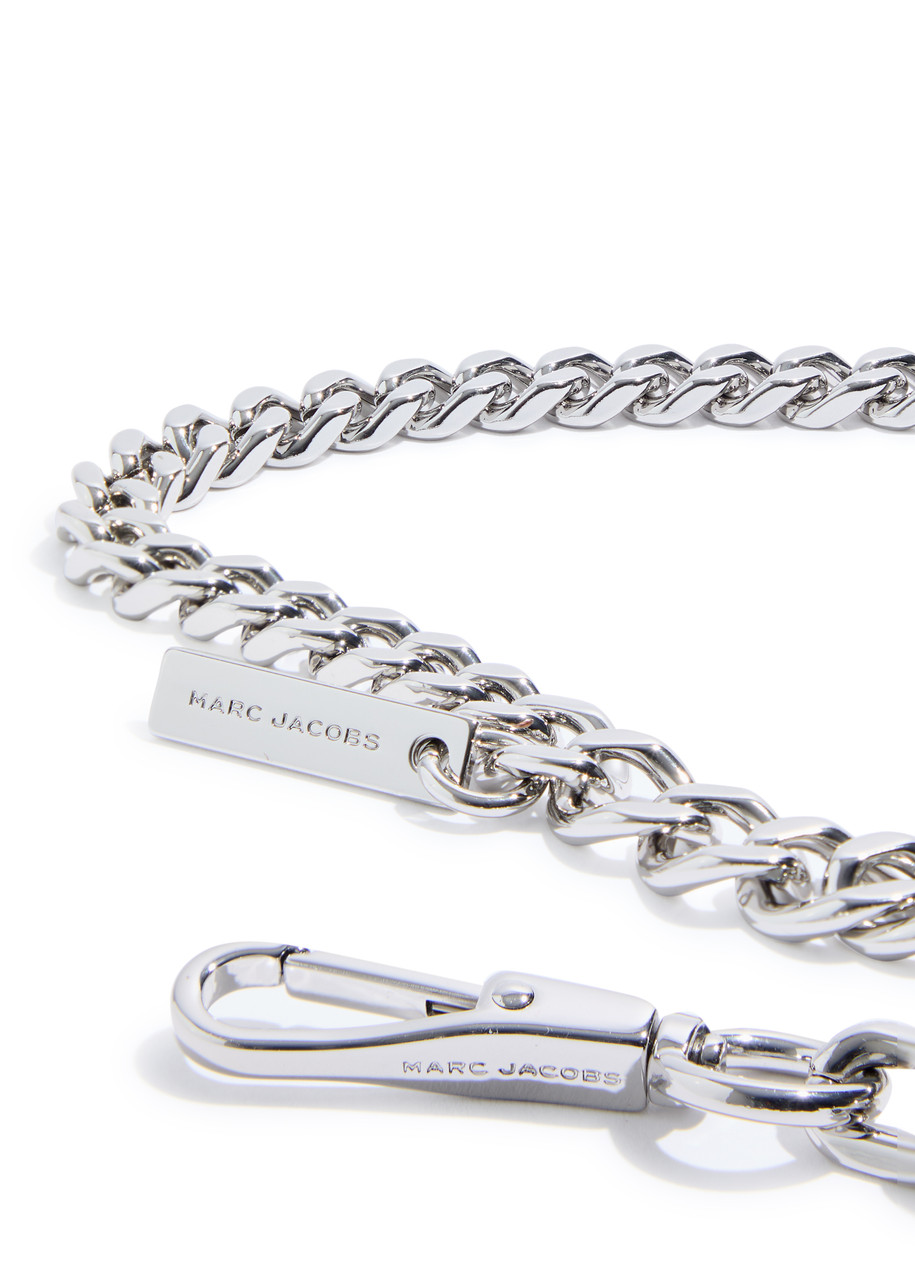 Marc Jacobs The Chain Bag Strap In Silver