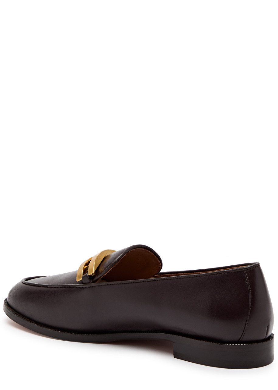 Aquazzura Smooth Leather Brandi Loafers In In Brown