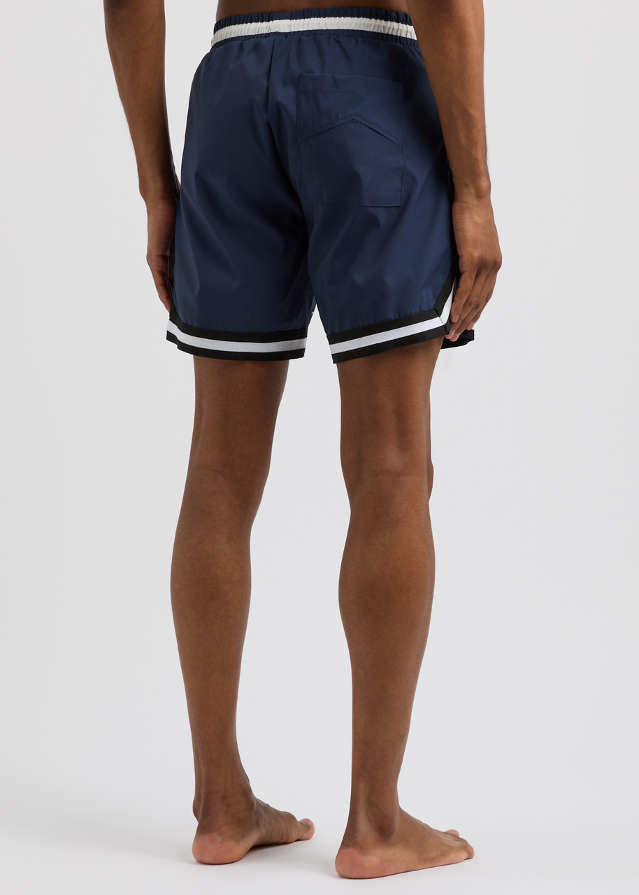  Rhude Logo-print Shell Swim Shorts - Blue - Xl 