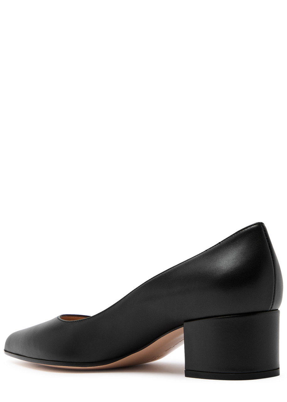 Gianvito Rossi Piper Pump 45 Suede Pumps In Black