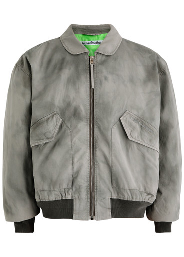 ジャケット・アウター Acne Studios BOMBER JACKET Mid Grey 48 Acne Studios - Mid Grey Bomber Jacket - allanjoseph