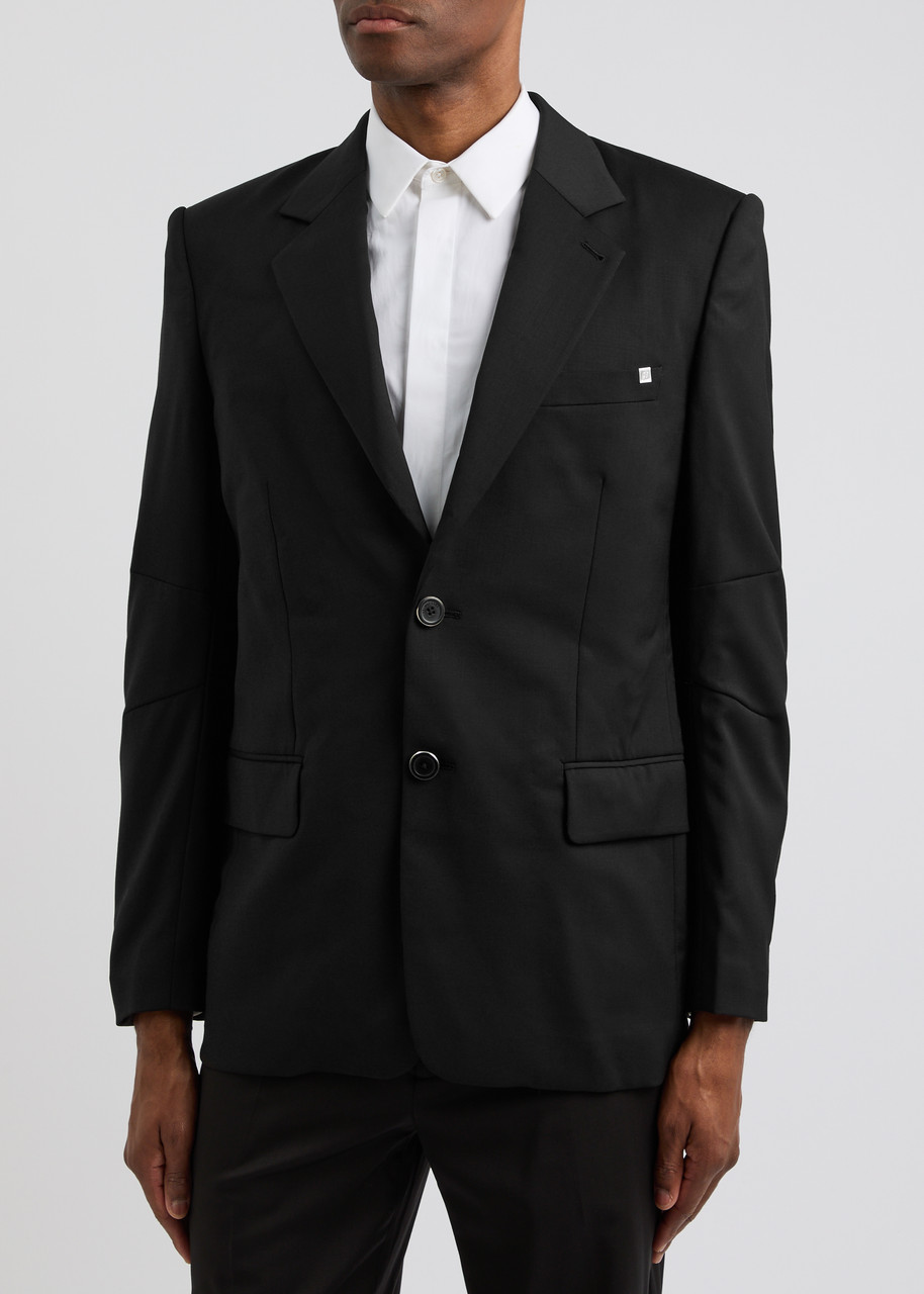 Helmut Lang Wool Blazer In Black