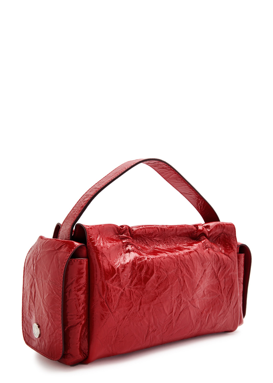 Acne Studios Multipocket Micro Bag In Red