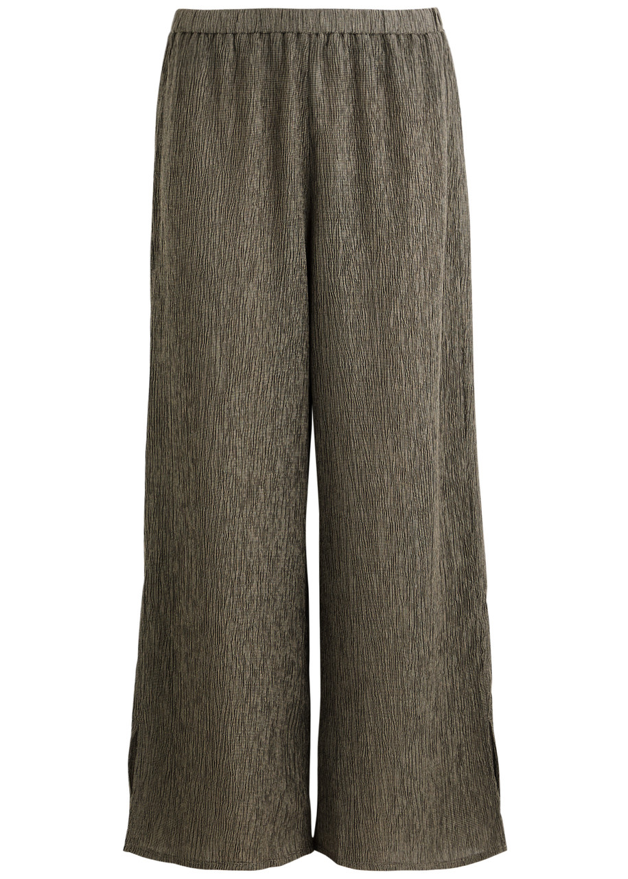 EILEEN FISHER EILEEN FISHER PLISSÉ CROPPED TROUSERS