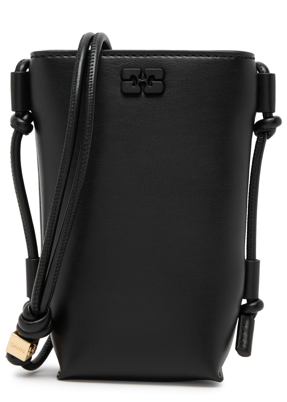 Ganni Bou Leather Cross-body bag - Black - One Size