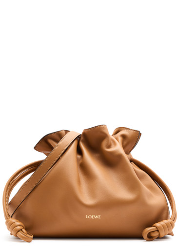 LOEWE Flamenco leather clutch | Harvey Nichols