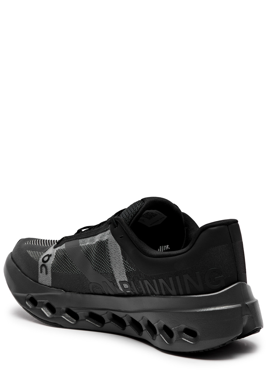 On Cloudsurfer Next Panelled Mesh Sneakers In Black
