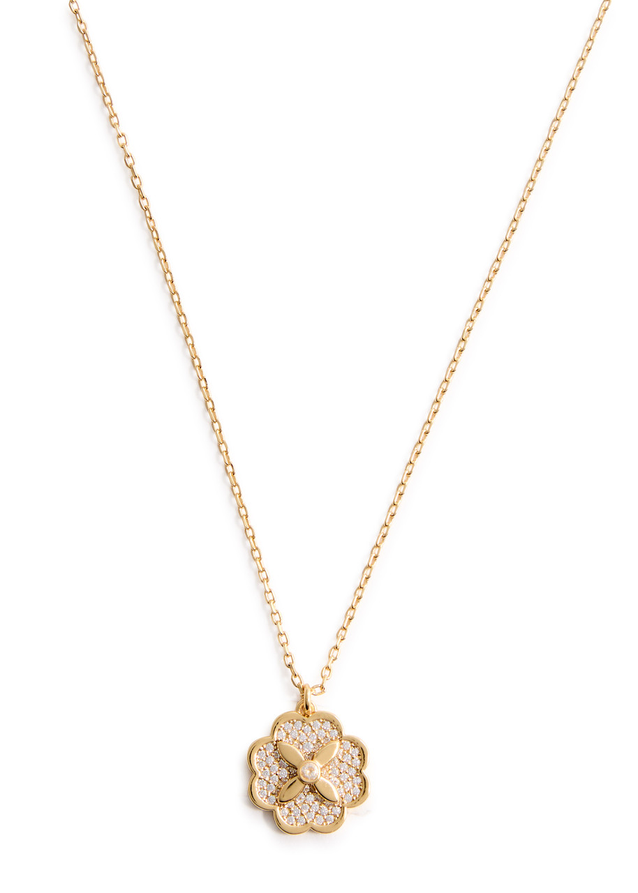 Kate Spade New York Heritage Bloom Gold-plated Necklace - One Size