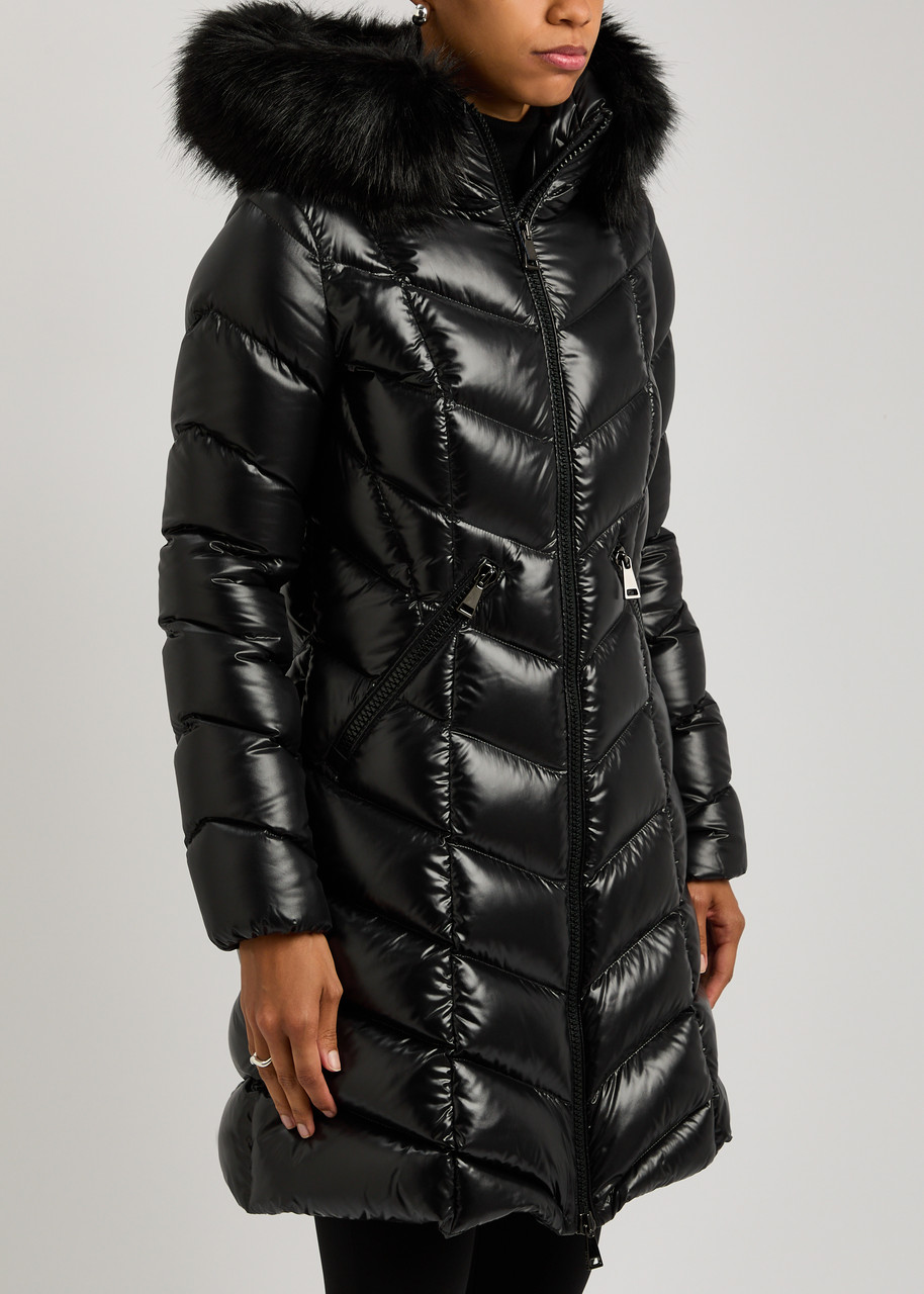 Moncler Fulmarus Hooded Quilted Nylon Jacket In Black