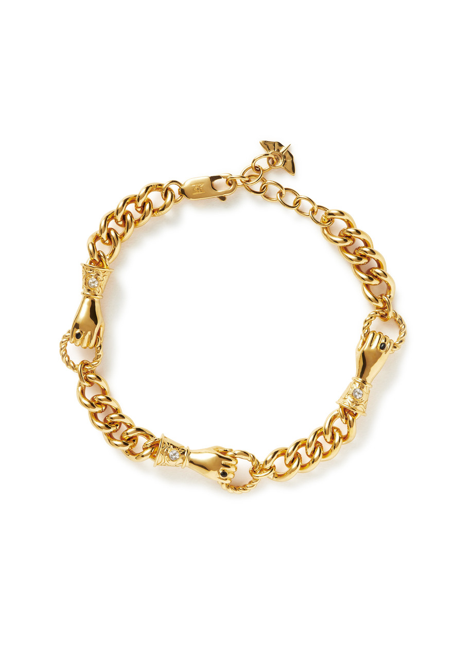 Missoma X Harris Reed In Good Hands 18kt Gold-plated Bracelet