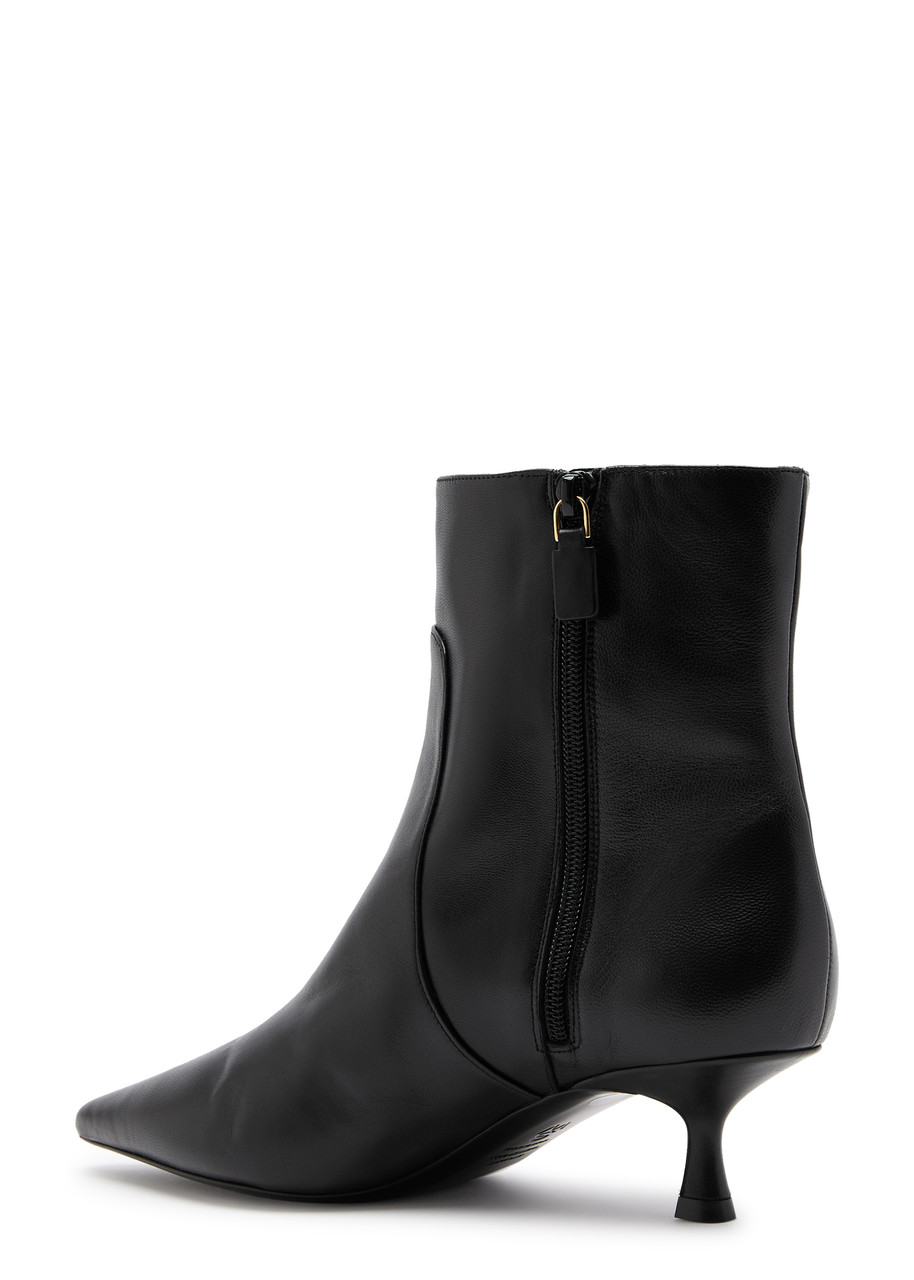 Stuart Weitzman High-heeled Ankle Boots In Black