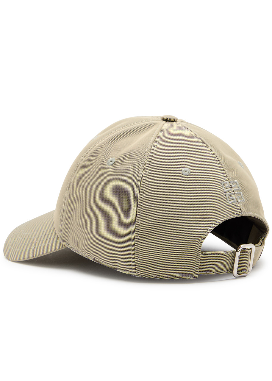 Givenchy Logo-embroidered Shell Twill Cap In Beige
