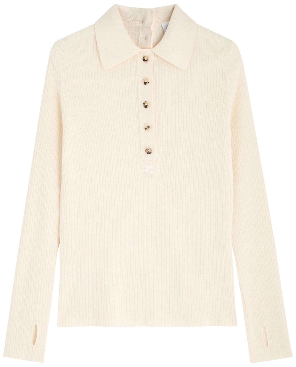 Courrèges Courreges 'multi Buttons' Sweater In Natural