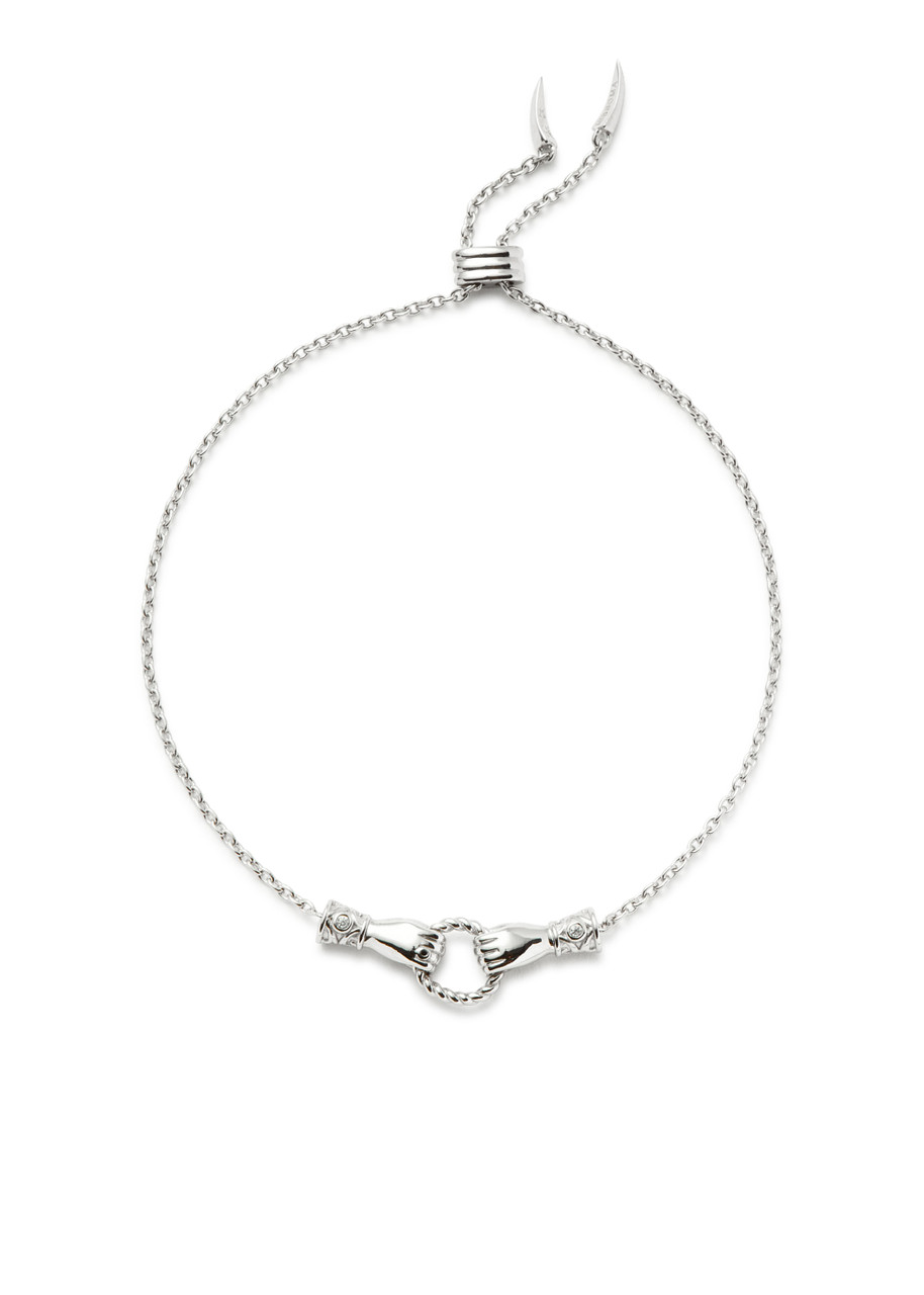 Missoma X Harris Reed In Good Hands Silver-plated Bracelet - One Size
