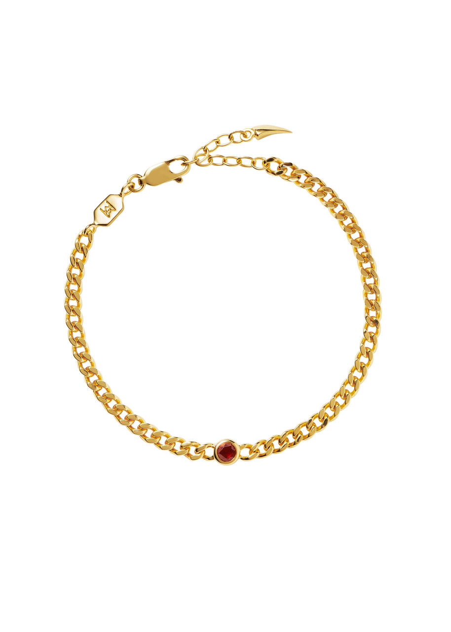 Missoma January Birthstone 18kt Gold Vermeil Bracelet