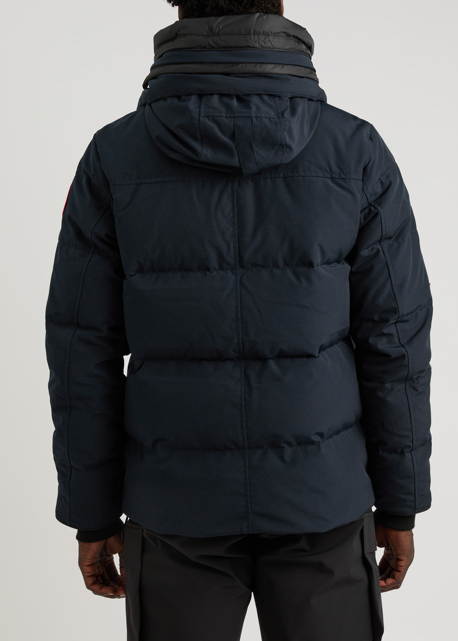  Canada Goose Wyndham Quilted Arctic-tech Parka - Navy - Xs 