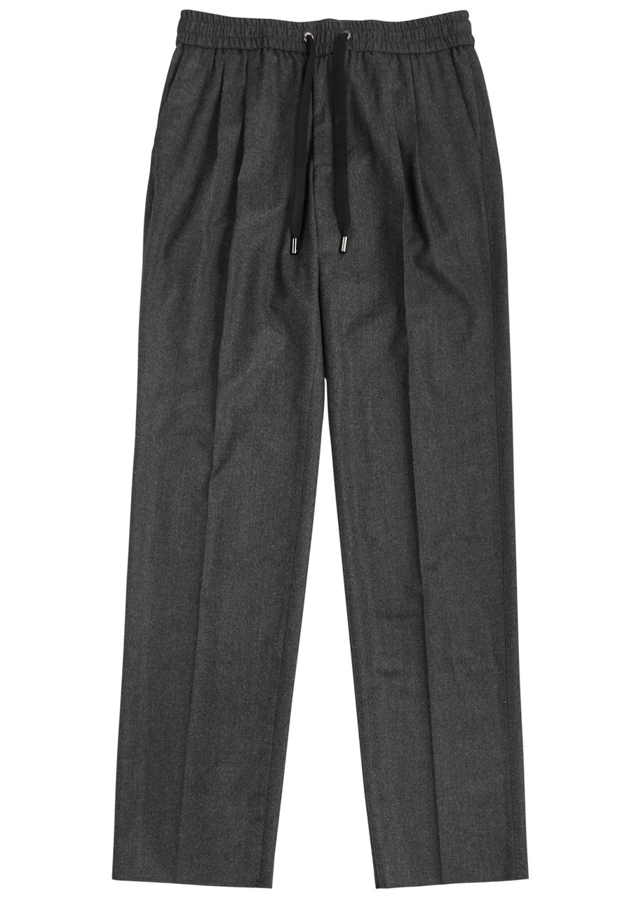 Dolce & Gabbana Straight-leg Wool Trousers – Dark Grey – 50 (IT50 / L)