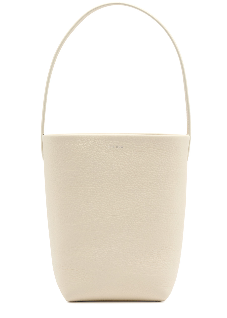 The Row Park Small Leather Tote - Ivory - One Size