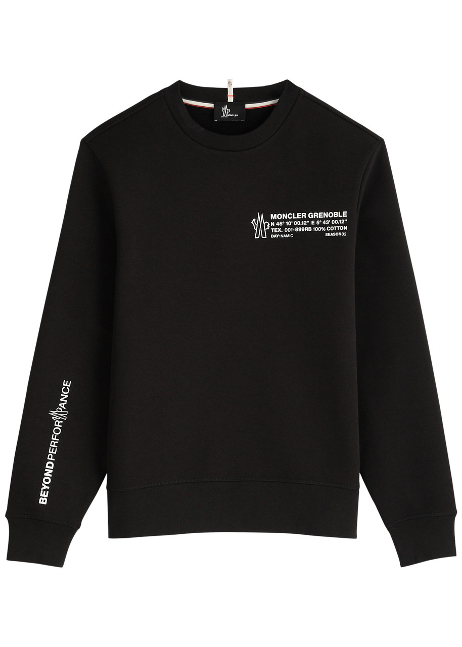 Moncler Logo-print Sweatshirt In Black