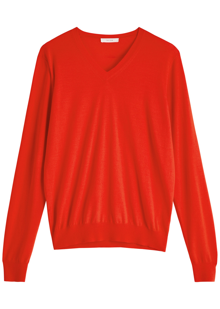 The Row Haius Fine-knit Wool Jumper - Red - M (UK12 / M)
