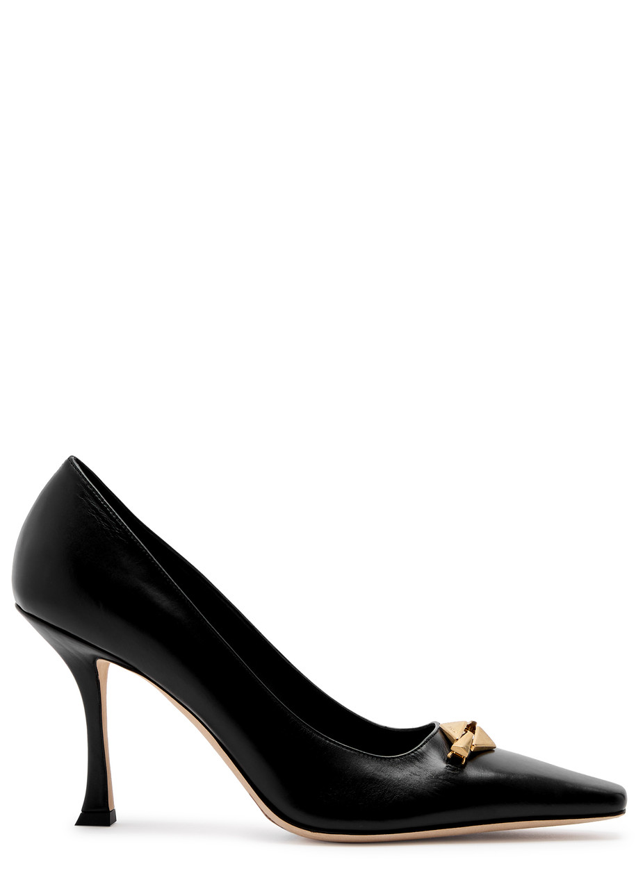 Jimmy Choo 'ryker Diamond Detail Dã© In Black