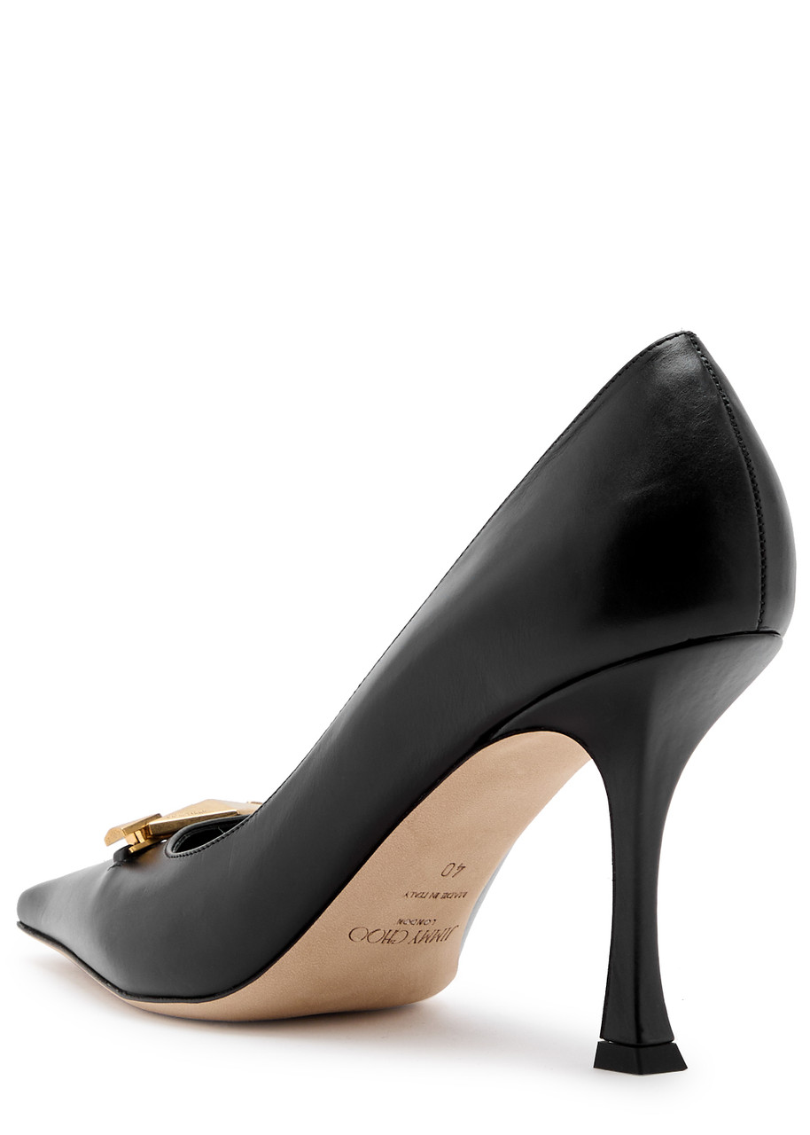 Jimmy Choo 'ryker Diamond Detail Dã© In Black