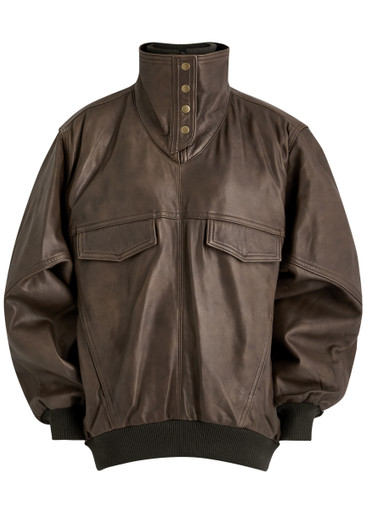 ISABEL MARANT Dorry leather jacket | Harvey Nichols