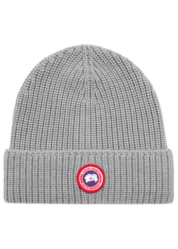 CANADA GOOSE Arctic Disc ribbed wool beanie | Harvey Nichols